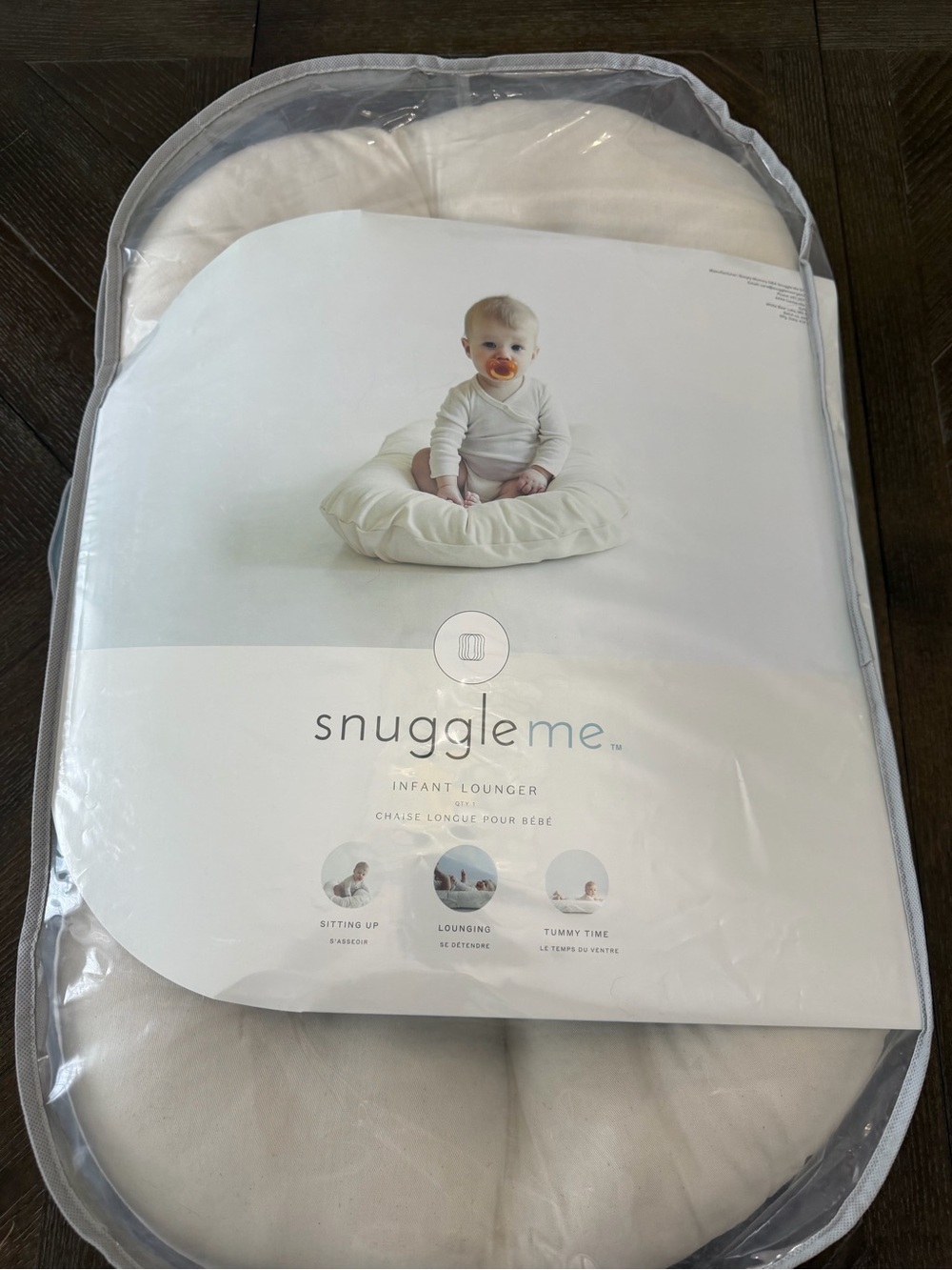 Snuggle Me Infant Lounger - Cream Infant Lounger